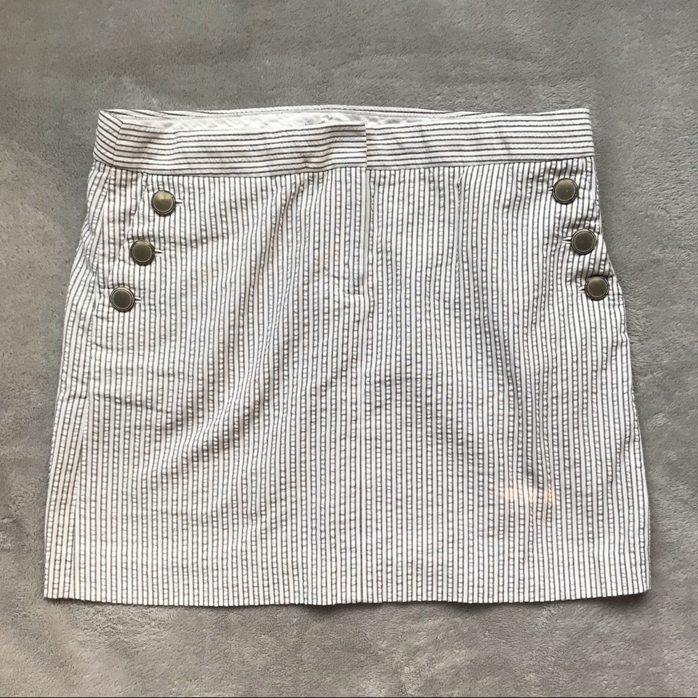 J. Crew stripped skirt